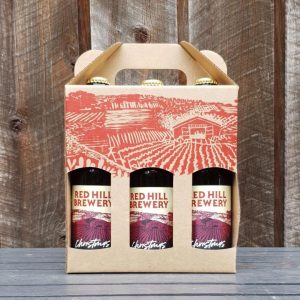 6 pack of specialty Christmas craft beers